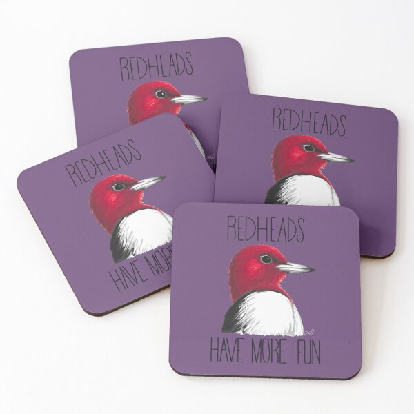 Item preview, Redheads Have More Fun (Red-headed Woodpecker) 	 	 designed and sold by wnqgezovv25.