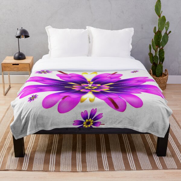 Aperçu de l'œuvre Motif de fleurs violettes créée et vendue par UllaSformat.
