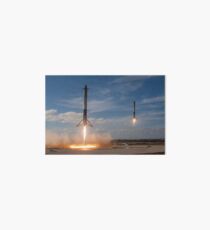 SpaceX Falcon Heavy Boosters Landing (8K resolution) Art Board