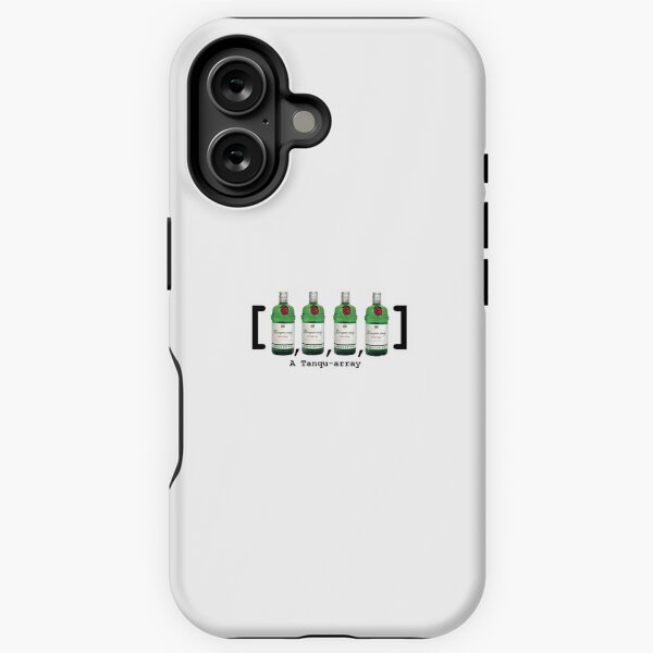 Vista previa del artículo con la obra «Vinilo o funda para iPhone Tanqueray - Tanque-array Computer Science Joke», diseñado y vendido por bpirgafvpyx35.