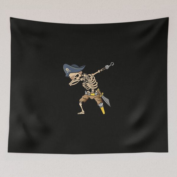Item preview, Dabbing Skeleton Pirate Halloween Kids Jolly Roger Pirate  designed and sold by SylviaDChancey.