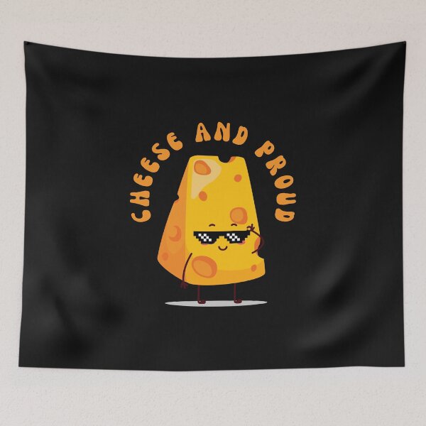 Item preview, Cheese And Proud Cheddar Cheese Puns  designed and sold by Eolithic.