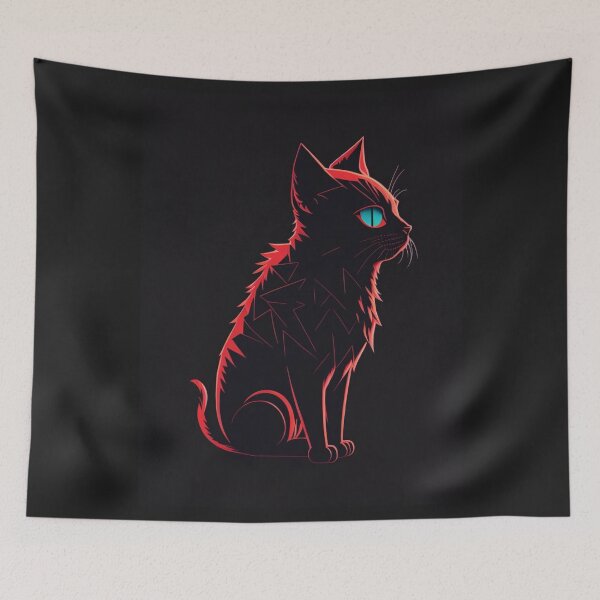 Item preview, Cat Silhouette Sticker - Cute Animal designed and sold by joejiing.