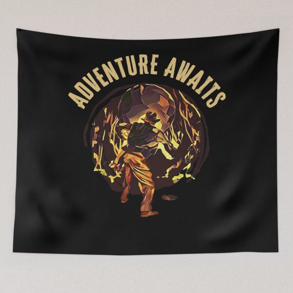 Item preview, Adventure Awaits - Indy designed and sold by ChargedCarolie.