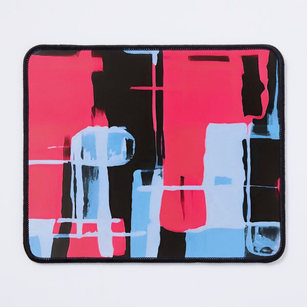 Item preview, Blue Pink Geometric Square Pattern designed and sold by deniselynnimage.
