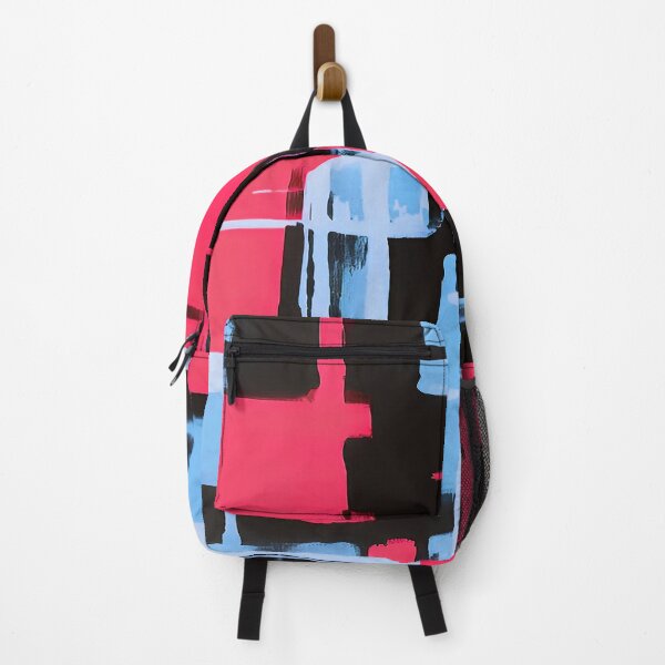 Item preview, Blue Pink Geometric Square Pattern designed and sold by deniselynnimage.