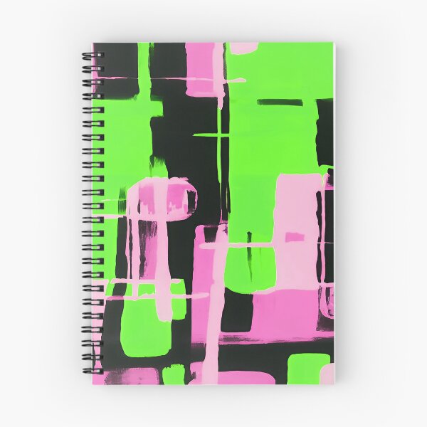 Item preview, Pink Green Geometric Square Pattern designed and sold by deniselynnimage.