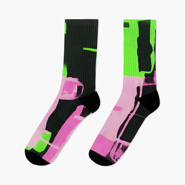 Item preview, Pink Green Geometric Square Pattern designed and sold by deniselynnimage.