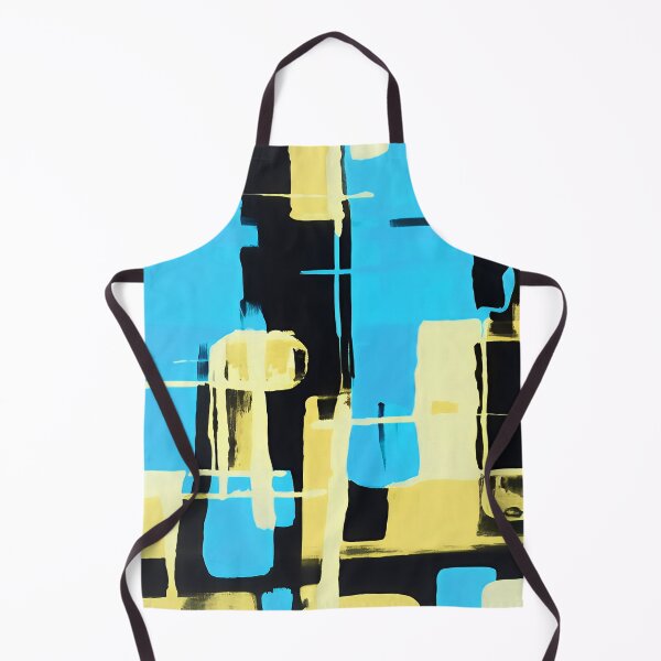 Item preview, Sky Blue and Yellow Geometric Square Pattern  designed and sold by deniselynnimage.