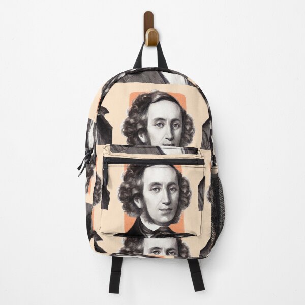 Item preview, German Composer Felix Mendelssohn - orange - illustration designed and sold by Litstoy.