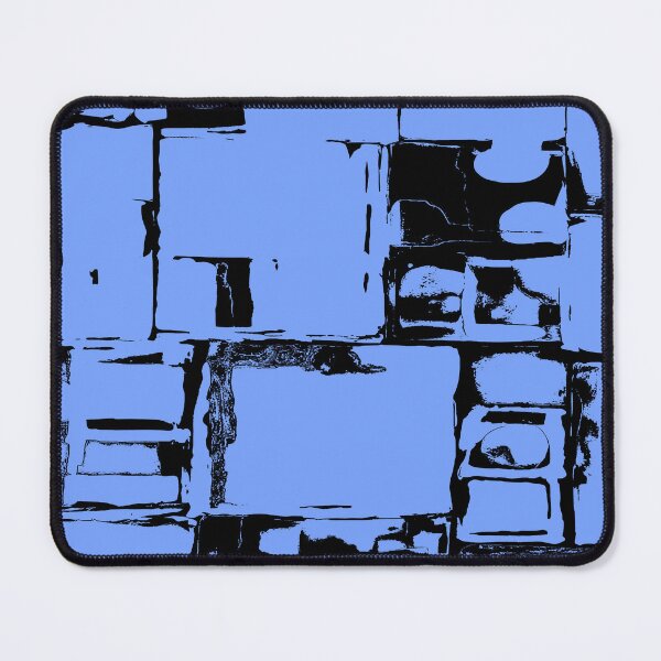 Item preview, Solid Blue Geometric Pattern designed and sold by deniselynnimage.