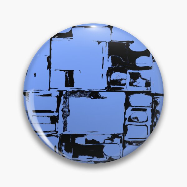 Item preview, Solid Blue Geometric Pattern designed and sold by deniselynnimage.