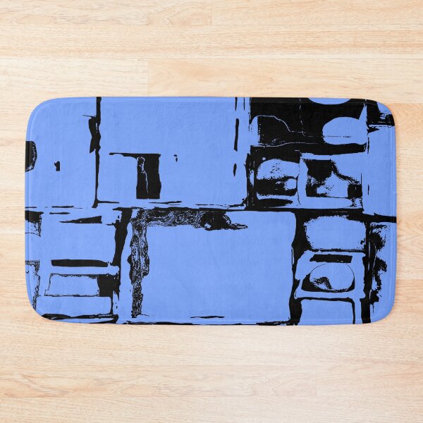 Item preview, Solid Blue Geometric Pattern designed and sold by deniselynnimage.