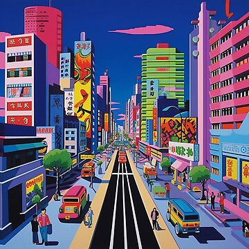 Hiroshi Nagai City Pop Art