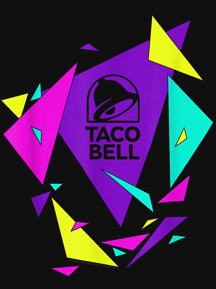 Taco bell colorful logo hoodie hot sale