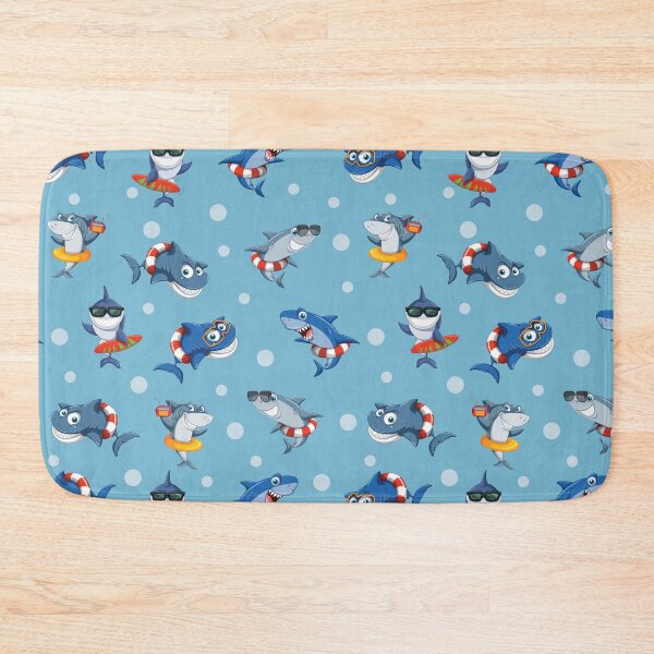 Item preview, Funny Sharks in the Blue Ocean designed and sold by Pavnud.