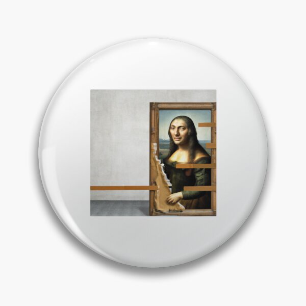 Item preview, Funny Mona Lisa Quirky Art Premium  designed and sold by nobadenergym.