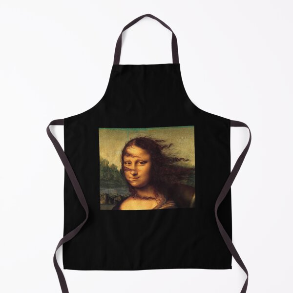 Item preview, Funny Mona Lisa wind in hair designed and sold by nobadenergym.