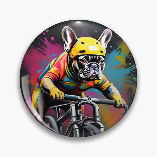 Item preview, French Bulldog Sport Racing Cyclist designed and sold by Ameiva-Apparel.