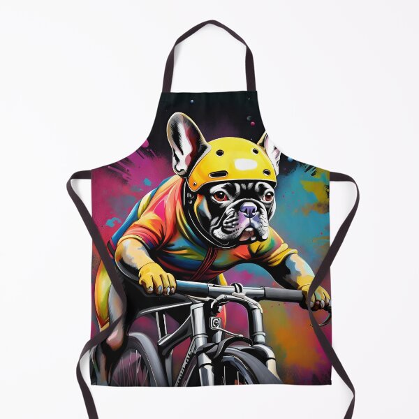 Item preview, French Bulldog Sport Racing Cyclist designed and sold by Ameiva-Apparel.