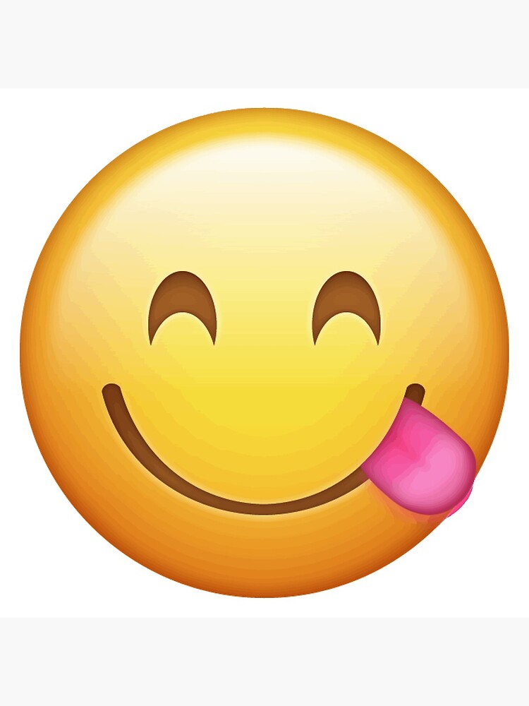 Tarjetas de felicitación «emoji lengua fuera» de emswim07 | Redbubble