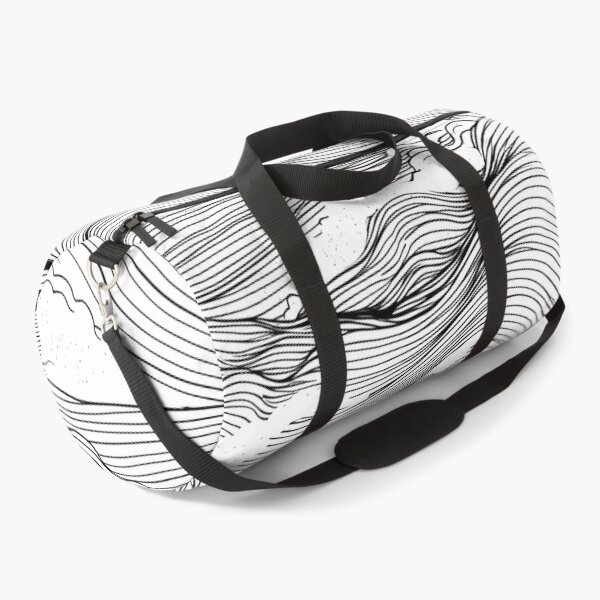 Item preview, Arte de línea de olas de orca designed and sold by SurfolioPrints.