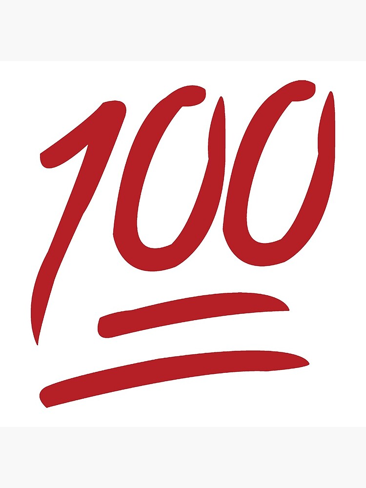 100 Sign Emoji