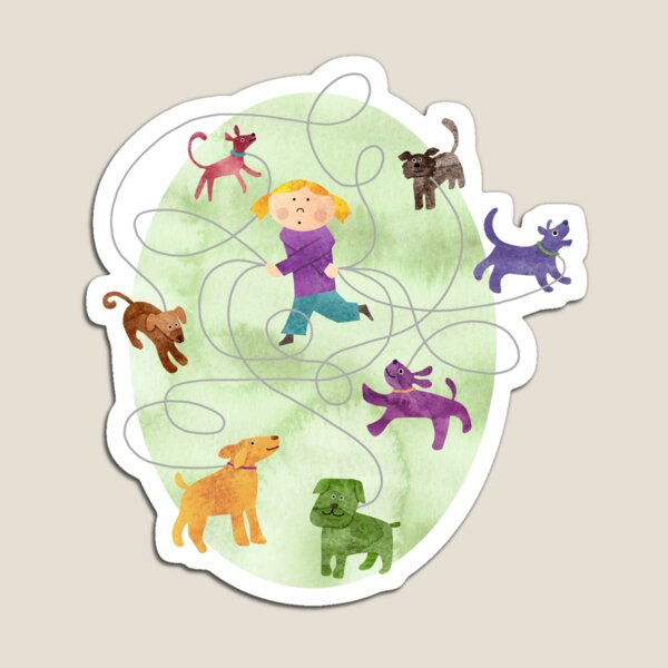 Dog Walker Magnet