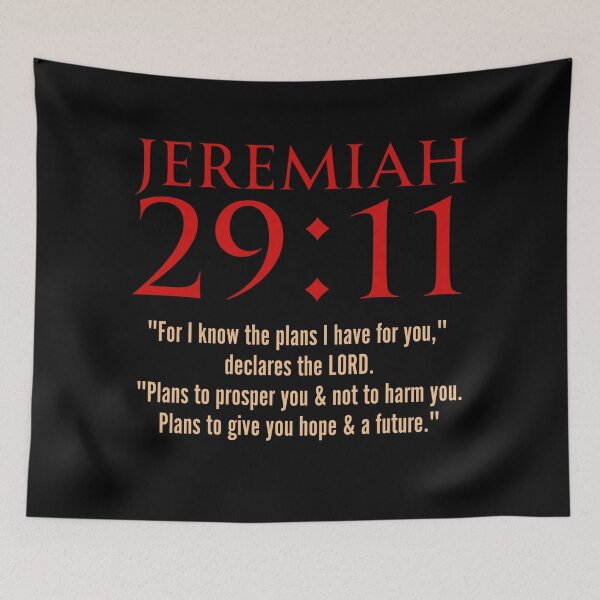 Item preview, Jeremiah 29:11 For I Know The Plans I Have For You Bible Verse Christian Christmas Gifts Store designed and sold by john316store.