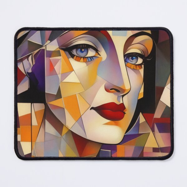 Item preview, Dream Worlds - Vermilion Beautiful Woman Face Portrait Illustrations - Unleash the Power of Imagination designed and sold by cocomikozza.