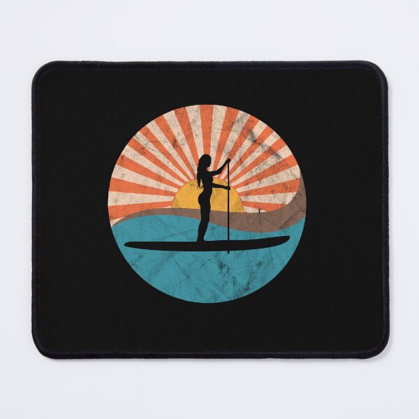 Item preview, Retro SUP Standup Paddle Board Summer GiftRetro SUP Standup Paddleboard gift for anyone who loves standup paddling - a cool hobby in the sun on the lake or sea! designed and sold by Jelisandie.