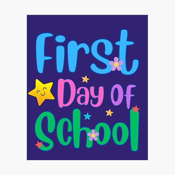 Item preview, First Day Of School Funny Cute Rainbow Design designed and sold by ArtVibes8.