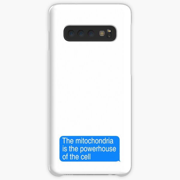 the mitochondria is the power house of the cell text box imessage Samsung Galaxy Snap Case