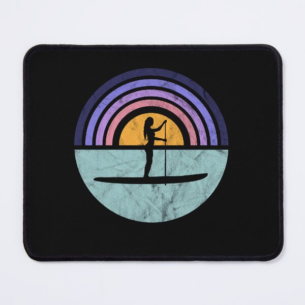 Item preview, Retro SUP Standup Paddle Board Summer GiftRetro SUP Standup Paddleboard gift for anyone who loves standup paddling - a cool hobby in the sun on the lake or sea! designed and sold by Jelisandie.