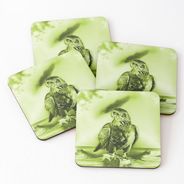 Item preview, Lime Green American Bald Eagle designed and sold by deniselynnimage.