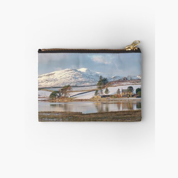 Item preview, First Snow on Trawsfynydd Lake North Wales UK designed and sold by AnnDixon.