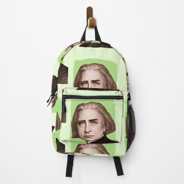 Item preview, Hungarian composer Franz Liszt - mint Green - illustration  designed and sold by Litstoy.
