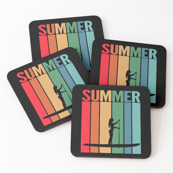 Item preview, Retro SUP Standup Paddle Board Summer GiftRetro SUP Standup Paddleboard gift for anyone who loves standup paddling - a cool hobby in the sun on the lake or sea! designed and sold by Jelisandie.