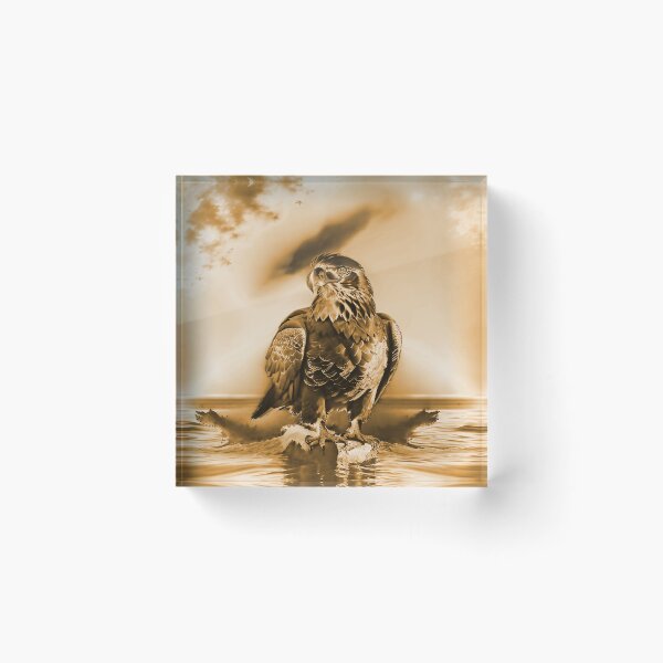 Item preview, Peach American Bald Eagle designed and sold by deniselynnimage.