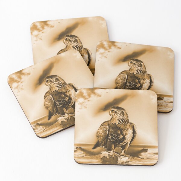 Item preview, Peach American Bald Eagle designed and sold by deniselynnimage.