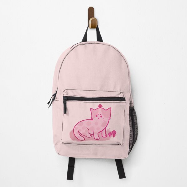 Item preview, Mushroom cat sticker with pink aesthetics designed and sold by KittensHome.