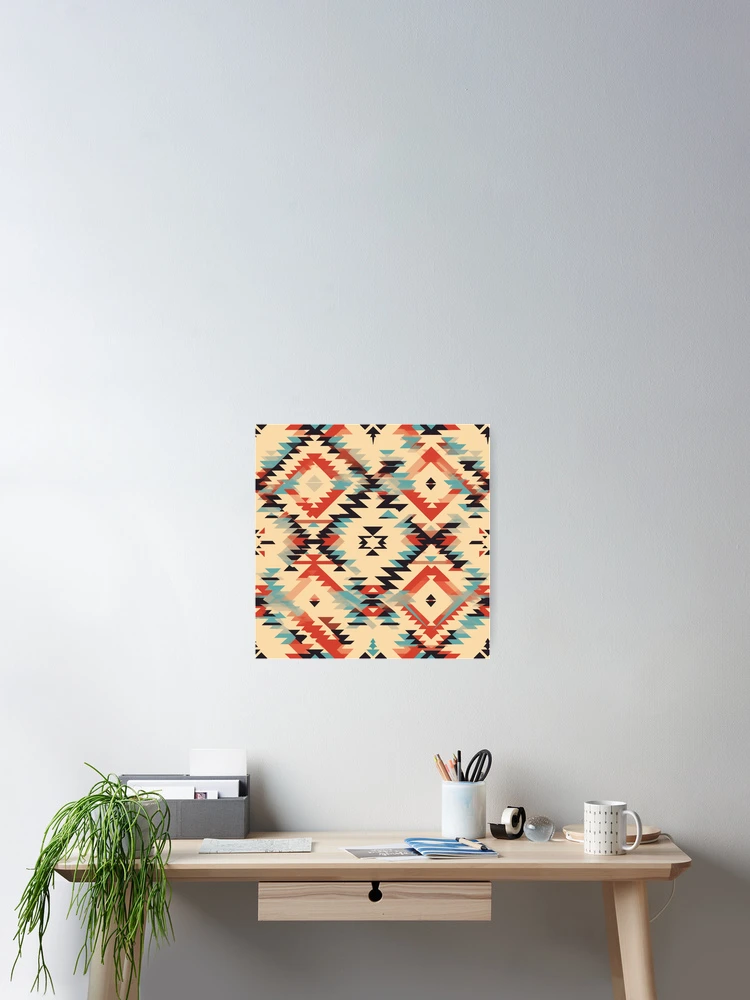 Thumbnail 2 of 3, Poster, Native Pattern One designed and sold by RezStyleCreator.