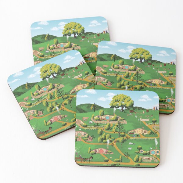 Item preview, Quaint Village Americana Art designed and sold by HMCraft.