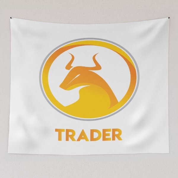 Item preview, Trader Bull Market Symbol Wall Street Ink designed and sold by ProjectX23.