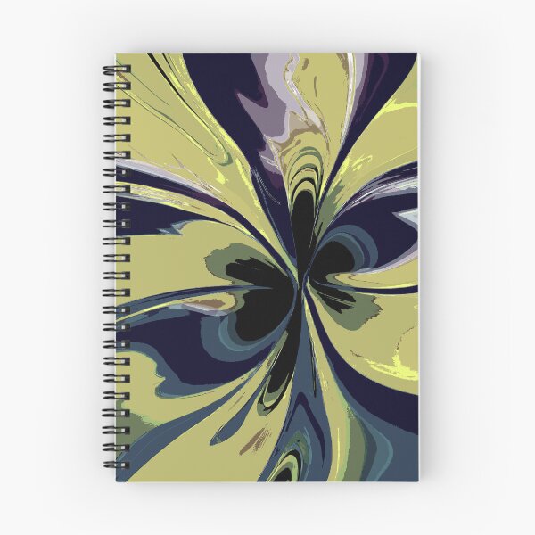 Item preview, Abstract Swirls of Blue and Yellow designed and sold by deniselynnimage.