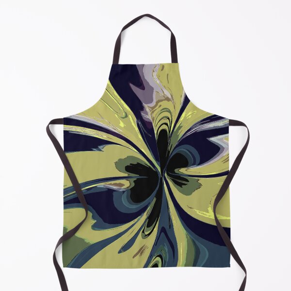 Item preview, Abstract Swirls of Blue and Yellow designed and sold by deniselynnimage.