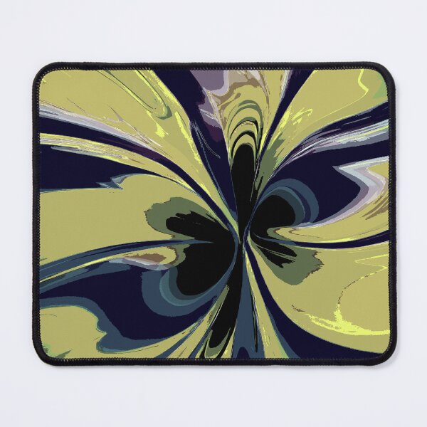Item preview, Abstract Swirls of Blue and Yellow designed and sold by deniselynnimage.
