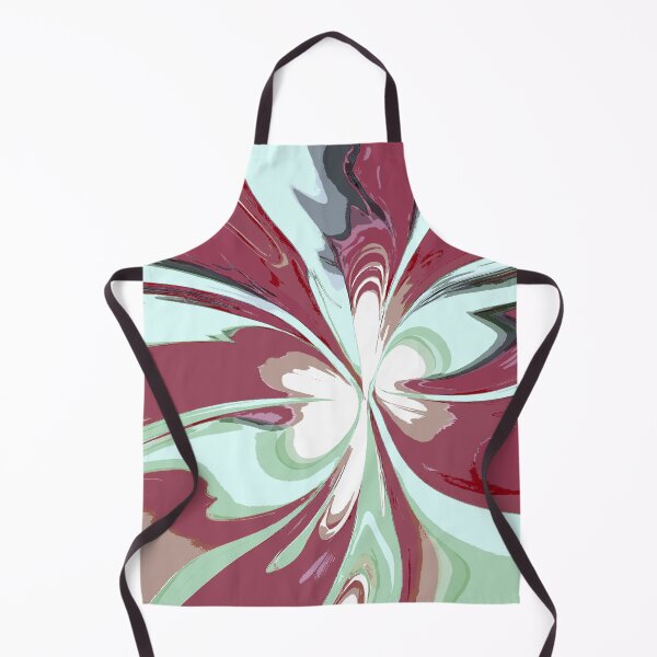 Item preview, Abstract Swirls of Green and Mauve designed and sold by deniselynnimage.
