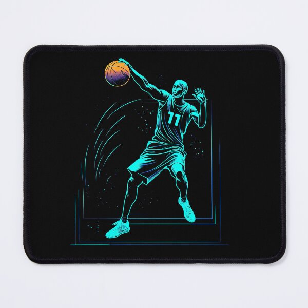 Item preview, Neon basketball logo designed and sold by JansenGS.