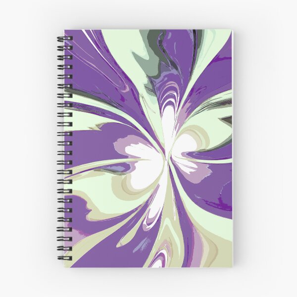 Item preview, Abstract Swirls of Light Yellow and and Purple designed and sold by deniselynnimage.